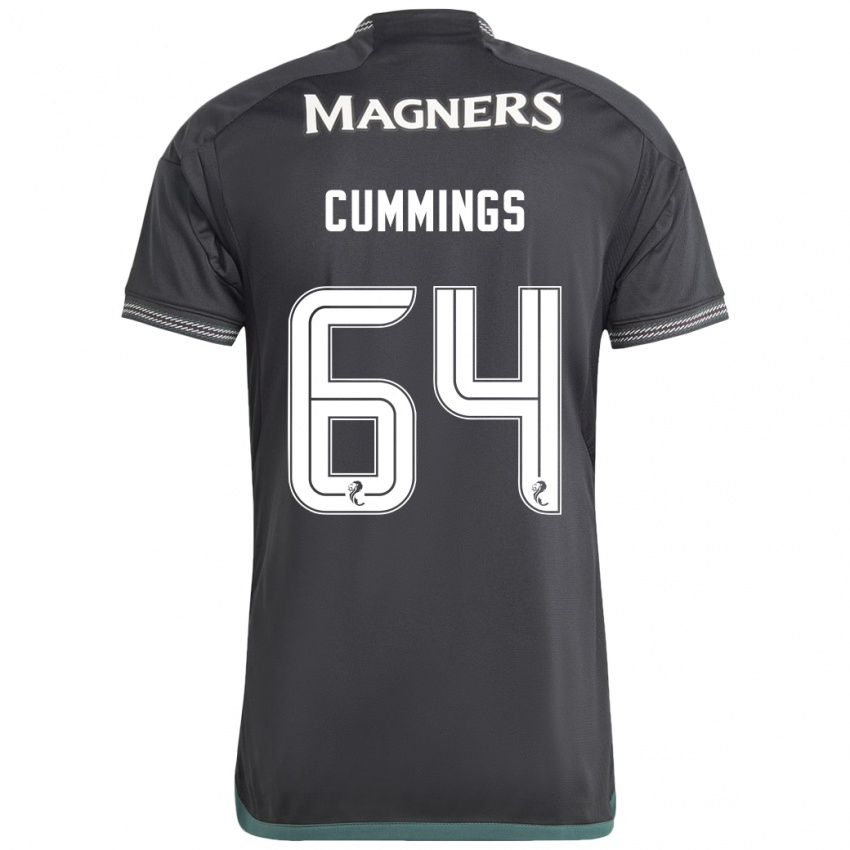 Hombre Camiseta Daniel Cummings #64 Negro 2ª Equipación 2023/24 La Camisa Perú