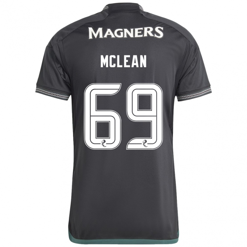 Hombre Camiseta Kai Mclean #69 Negro 2ª Equipación 2023/24 La Camisa Perú