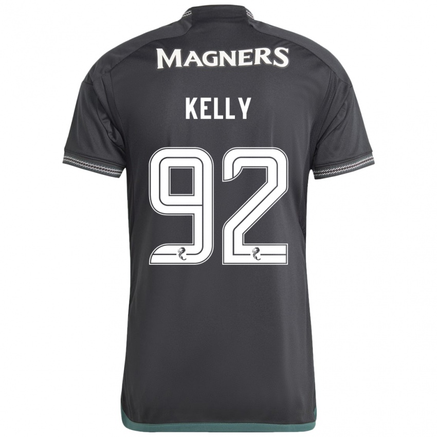 Hombre Camiseta Daniel Kelly #92 Negro 2ª Equipación 2023/24 La Camisa Perú