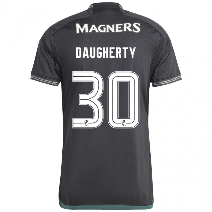 Hombre Camiseta Kelsey Daugherty #30 Negro 2ª Equipación 2023/24 La Camisa Perú