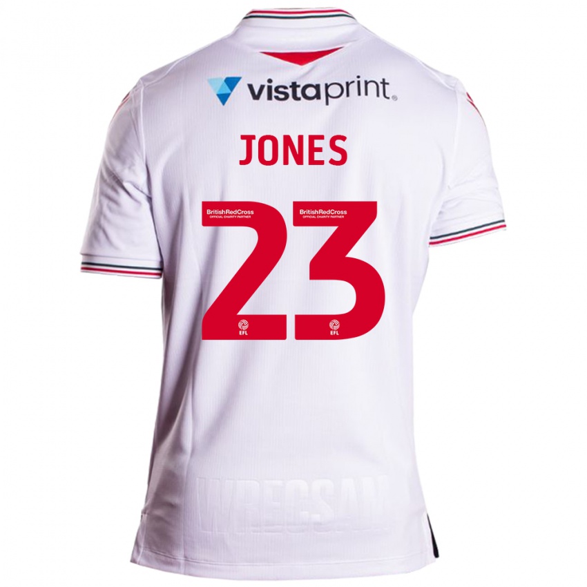 Hombre Camiseta Ruby Jones #23 Blanco 2ª Equipación 2023/24 La Camisa Perú