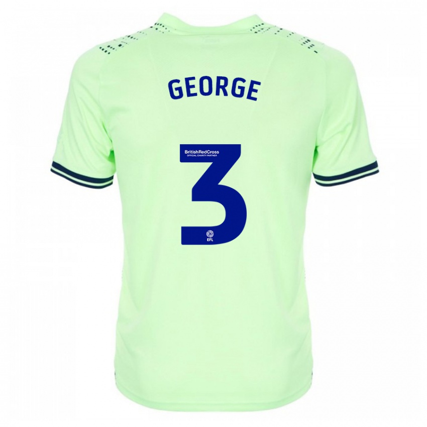 Hombre Camiseta Hannah George #3 Armada 2ª Equipación 2023/24 La Camisa Perú