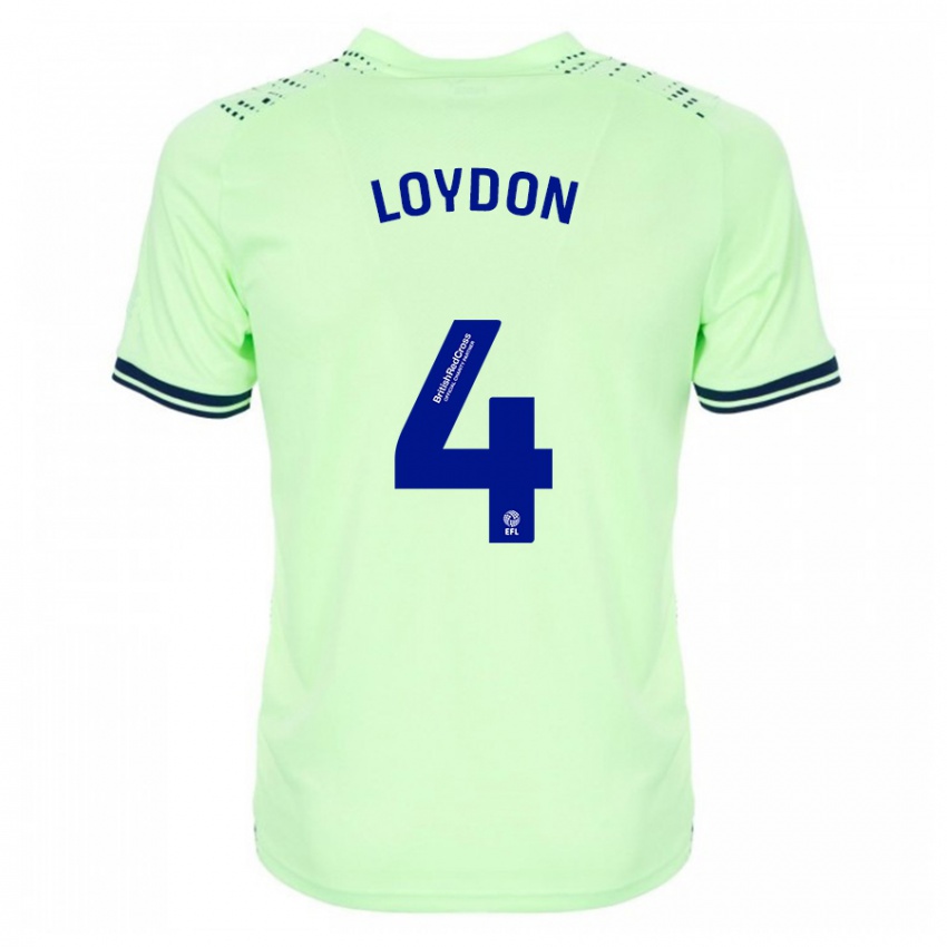 Hombre Camiseta Abi Loydon #4 Armada 2ª Equipación 2023/24 La Camisa Perú