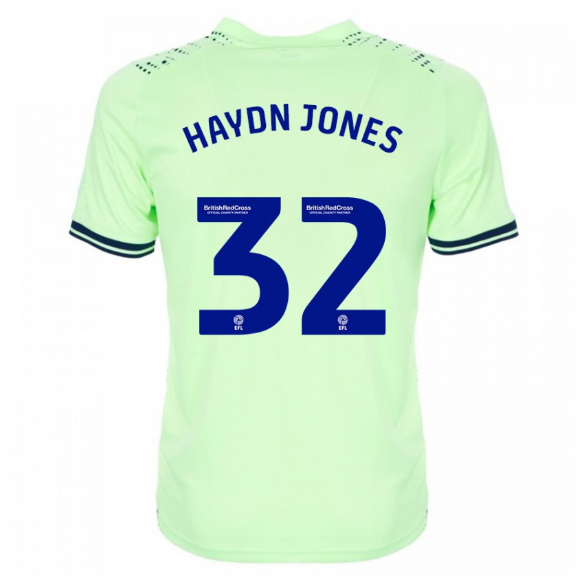 Hombre Camiseta Mackenzie Haydn-Jones #32 Armada 2ª Equipación 2023/24 La Camisa Perú