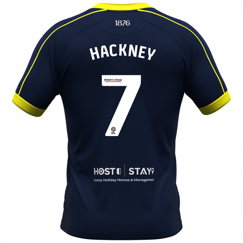 Hombre Camiseta Hayden Hackney #7 Armada 2ª Equipación 2023/24 La Camisa Perú