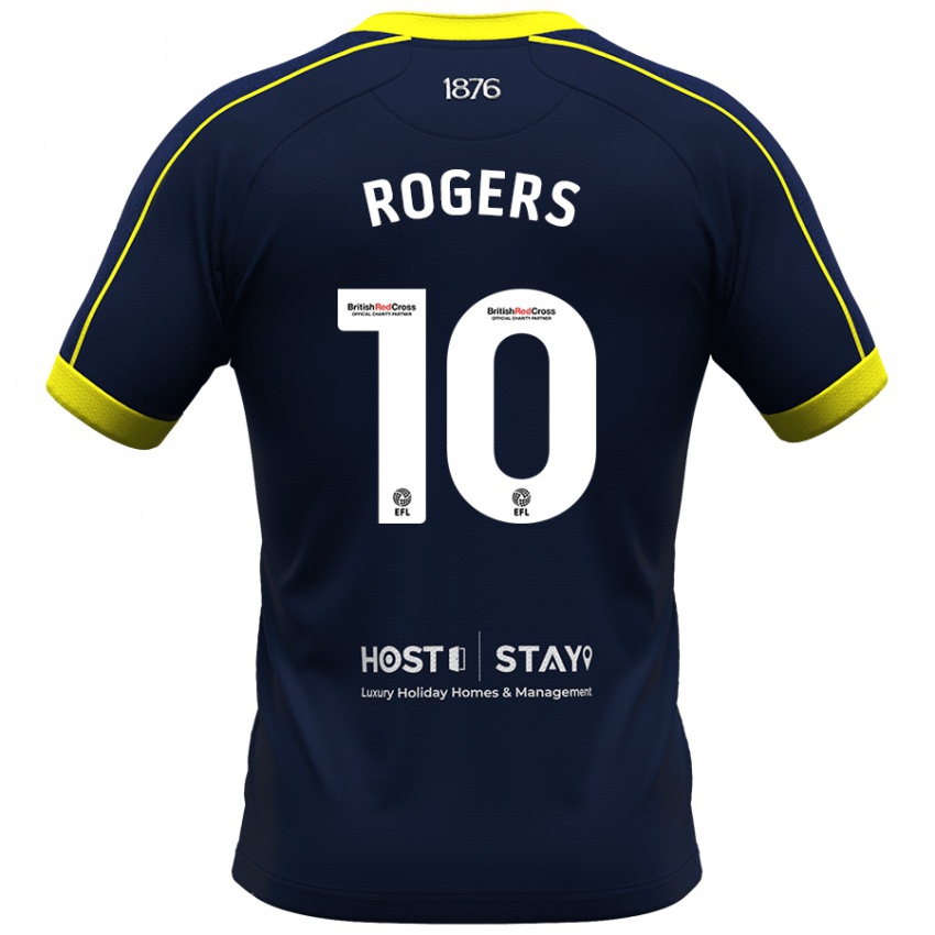 Hombre Camiseta Morgan Rogers #10 Armada 2ª Equipación 2023/24 La Camisa Perú