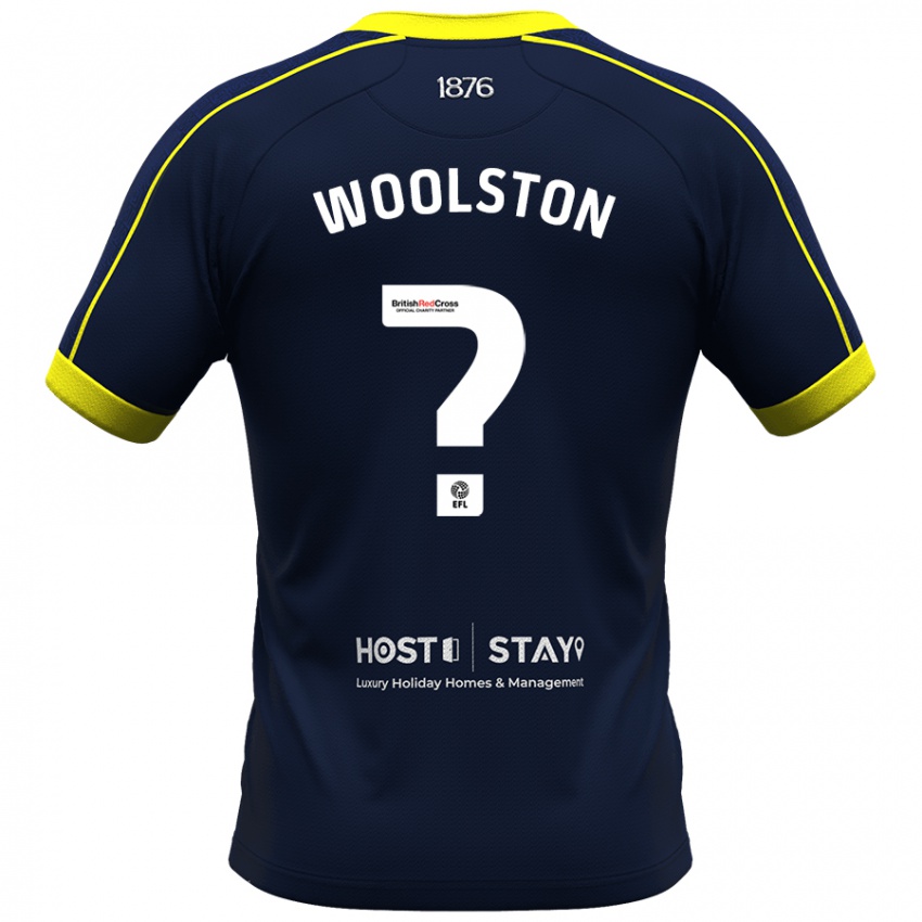 Hombre Camiseta Luke Woolston #0 Armada 2ª Equipación 2023/24 La Camisa Perú