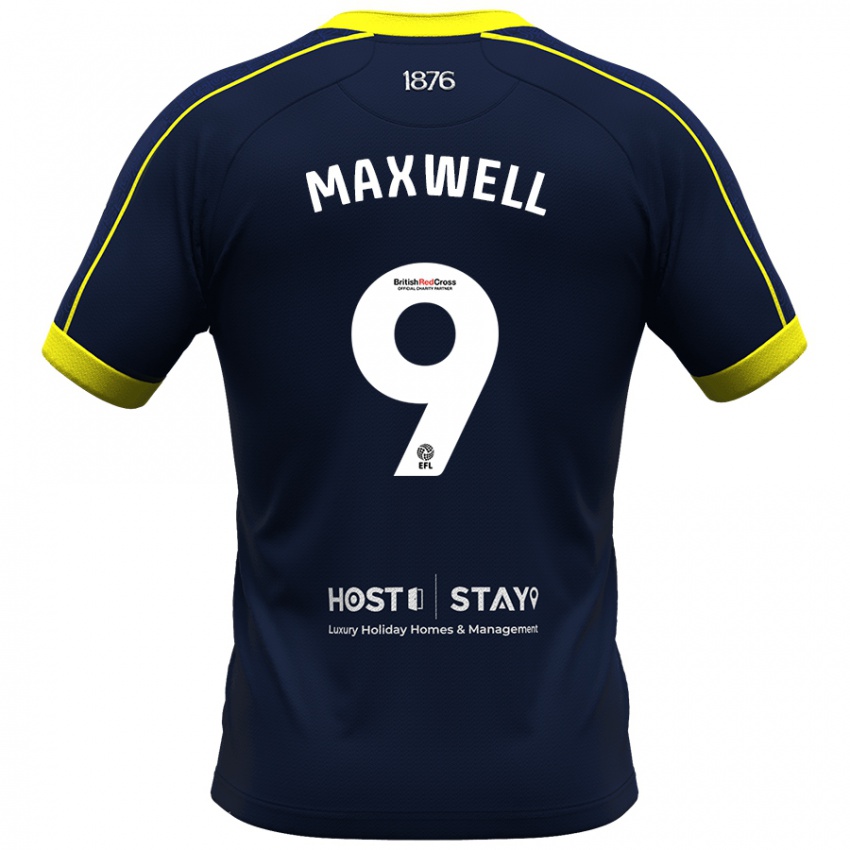 Hombre Camiseta Armani Maxwell #9 Armada 2ª Equipación 2023/24 La Camisa Perú