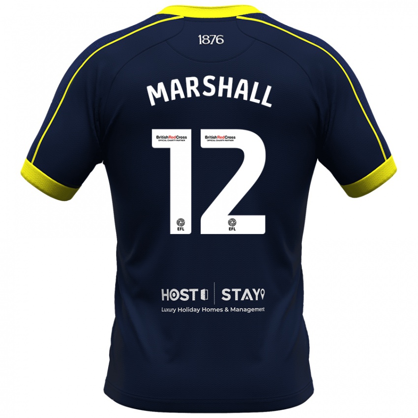 Hombre Camiseta Eve Marshall #12 Armada 2ª Equipación 2023/24 La Camisa Perú