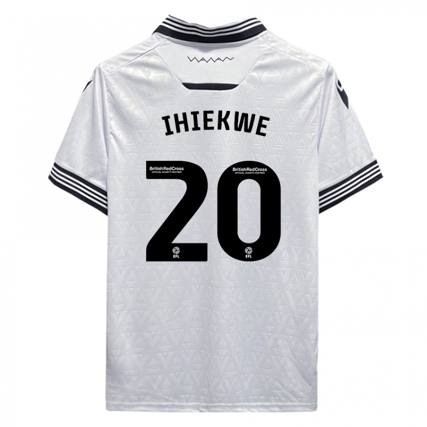 Hombre Camiseta Michael Ihiekwe #20 Blanco 2ª Equipación 2023/24 La Camisa Perú