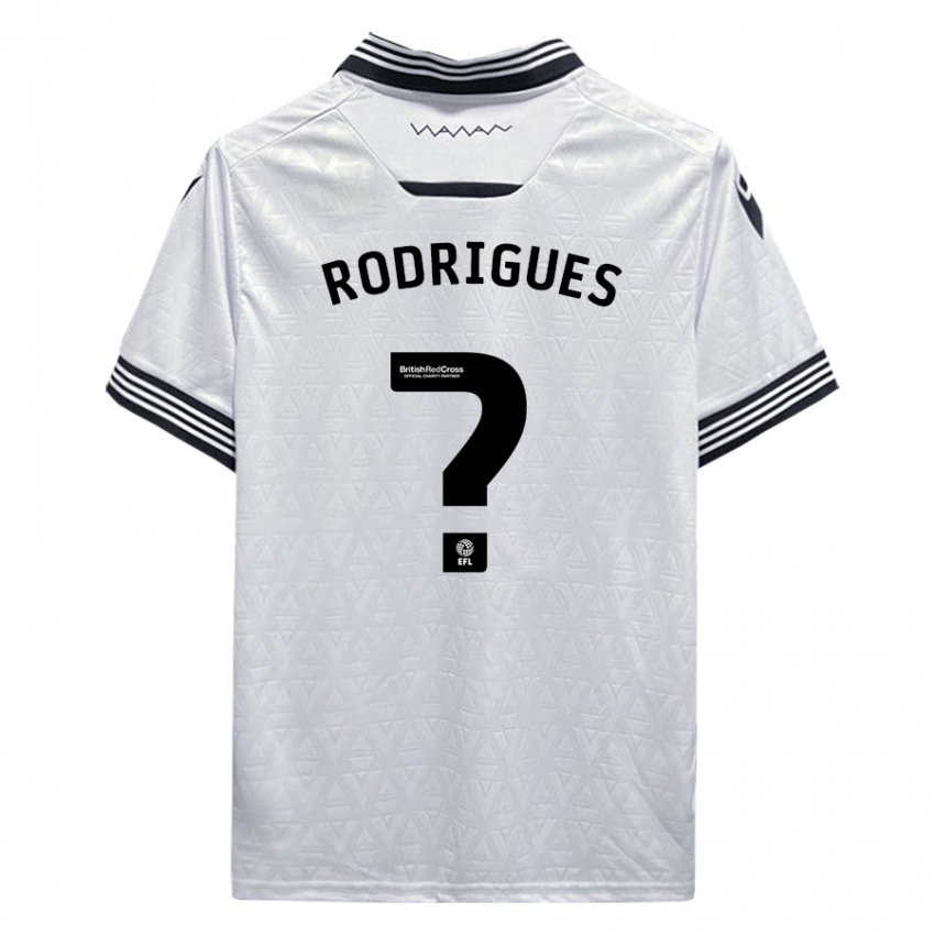 Hombre Camiseta Carlos Rodrigues #0 Blanco 2ª Equipación 2023/24 La Camisa Perú