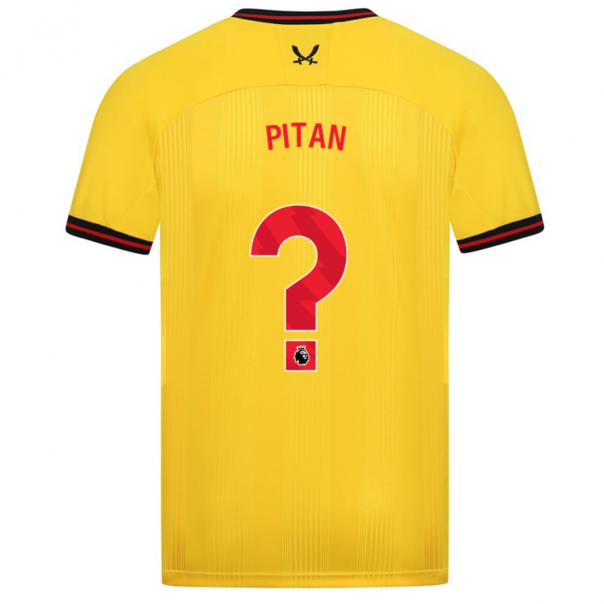 Hombre Camiseta Levis Pitan #0 Amarillo 2ª Equipación 2023/24 La Camisa Perú