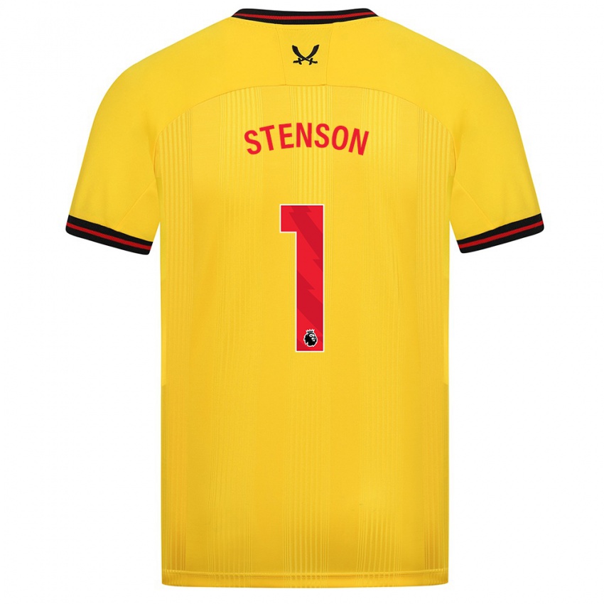 Hombre Camiseta Fran Stenson #1 Amarillo 2ª Equipación 2023/24 La Camisa Perú