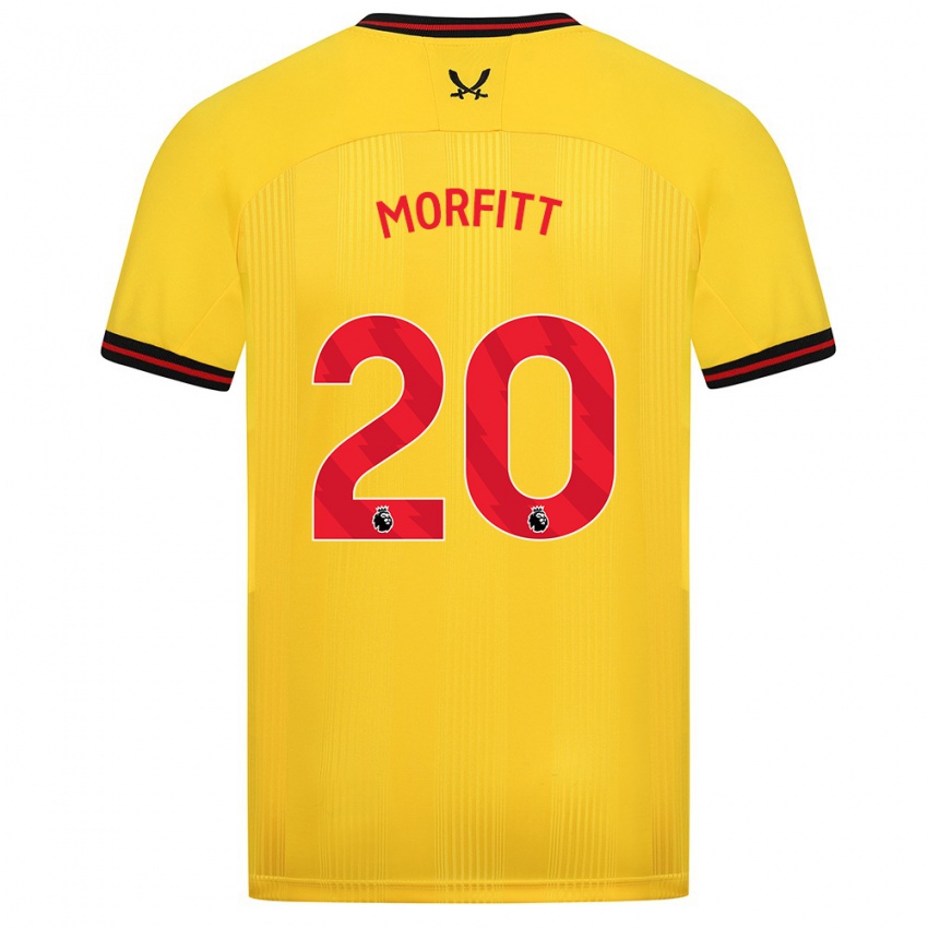 Hombre Camiseta Izzy Morfitt #20 Amarillo 2ª Equipación 2023/24 La Camisa Perú