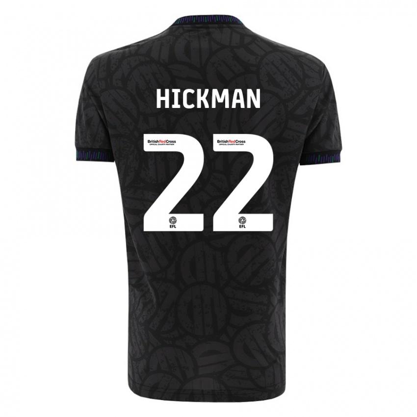 Hombre Camiseta Taylor Gardner-Hickman #22 Negro 2ª Equipación 2023/24 La Camisa Perú