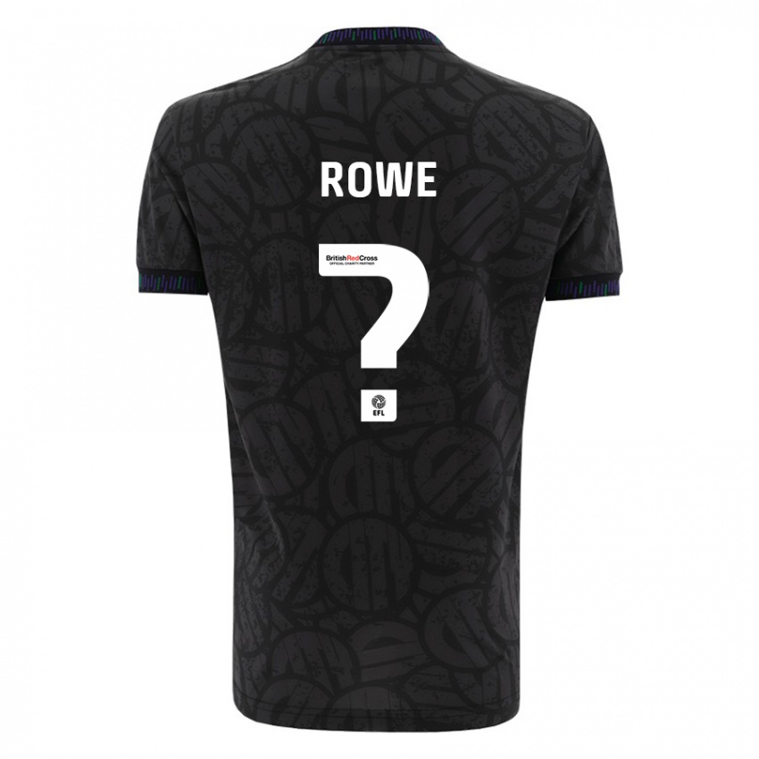 Hombre Camiseta Romani Rowe #0 Negro 2ª Equipación 2023/24 La Camisa Perú