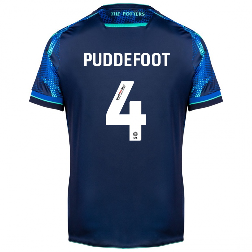 Hombre Camiseta Danielle Puddefoot #4 Armada 2ª Equipación 2023/24 La Camisa Perú