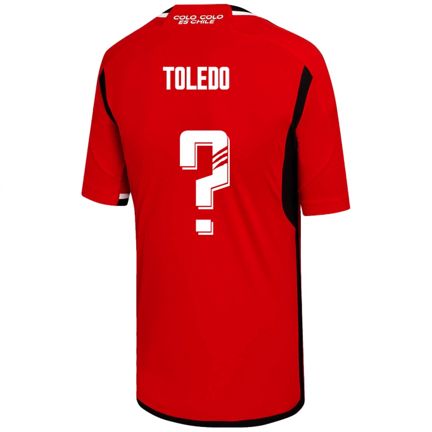 Hombre Camiseta Miguel Toledo #0 Rojo 2ª Equipación 2023/24 La Camisa Perú