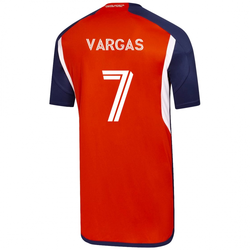 Hombre Camiseta Jeisson Vargas #7 Blanco 2ª Equipación 2023/24 La Camisa Perú