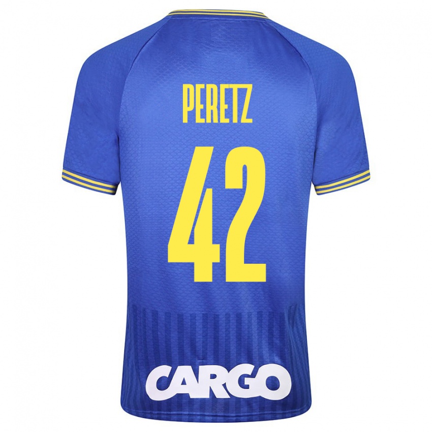 Hombre Camiseta Dor Peretz #42 Azul 2ª Equipación 2023/24 La Camisa Perú