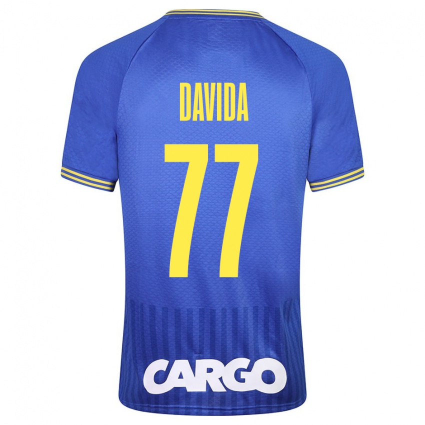 Hombre Camiseta Osher Davida #77 Azul 2ª Equipación 2023/24 La Camisa Perú
