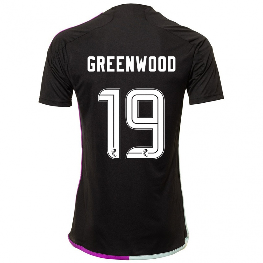 Hombre Camiseta Brodie Greenwood #19 Negro 2ª Equipación 2023/24 La Camisa Perú