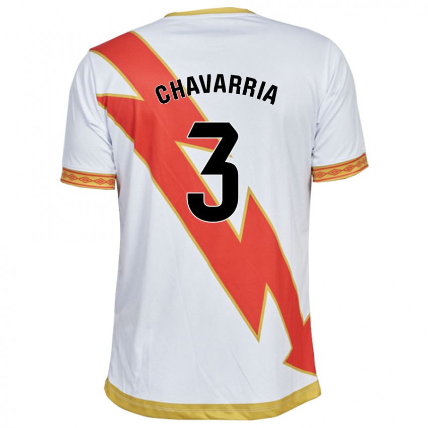 Mujer Camiseta Pep Chavarría #3 Blanco 1ª Equipación 2023/24 La Camisa Perú