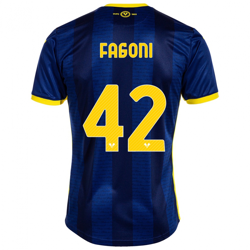 Mujer Camiseta Marco Fagoni #42 Armada 1ª Equipación 2023/24 La Camisa Perú
