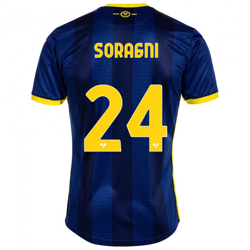 Mujer Camiseta Alberto Soragni #24 Armada 1ª Equipación 2023/24 La Camisa Perú