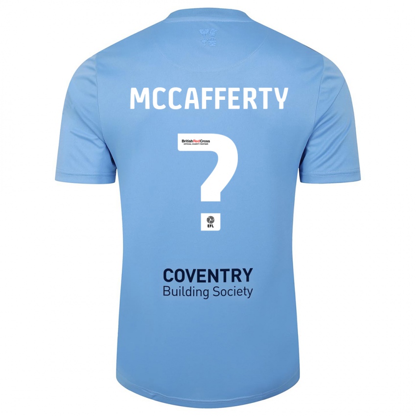 Mujer Camiseta Lewys Mccafferty #0 Cielo Azul 1ª Equipación 2023/24 La Camisa Perú