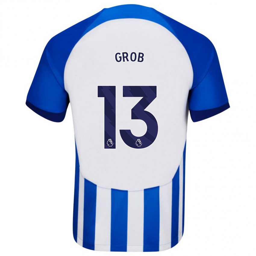 Mujer Camiseta Pascal Groß #13 Azul 1ª Equipación 2023/24 La Camisa Perú