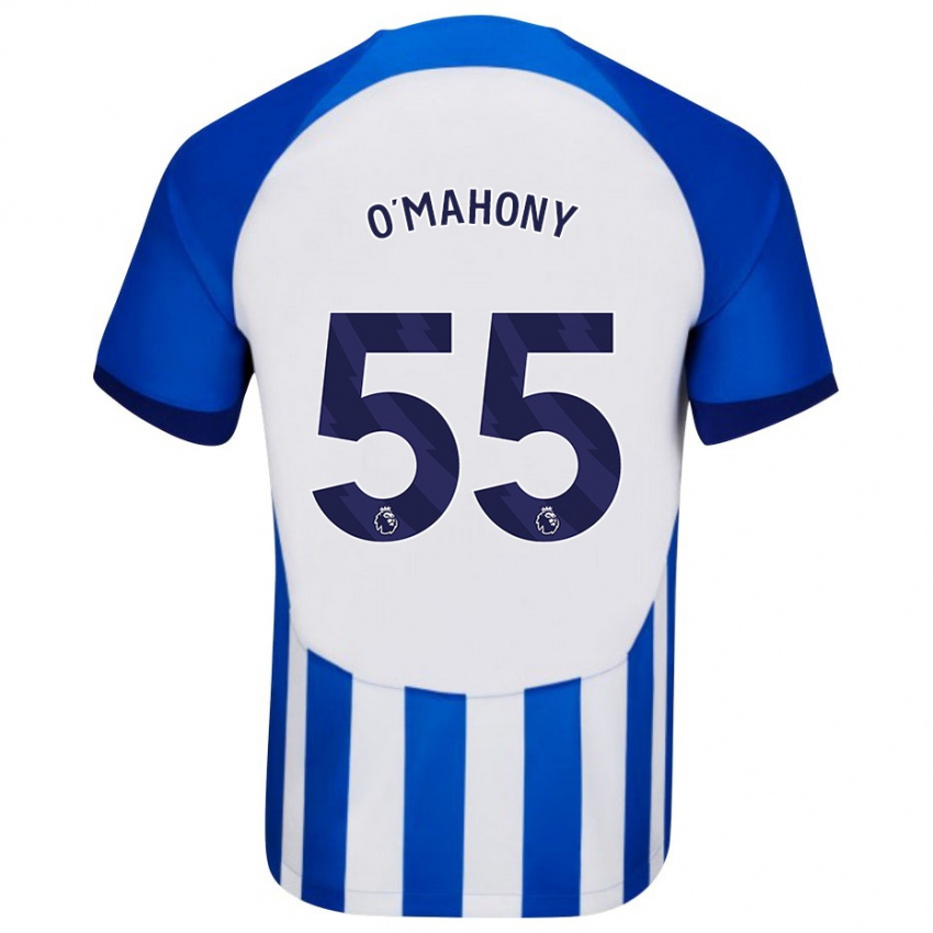 Mujer Camiseta Mark O'mahony #55 Azul 1ª Equipación 2023/24 La Camisa Perú