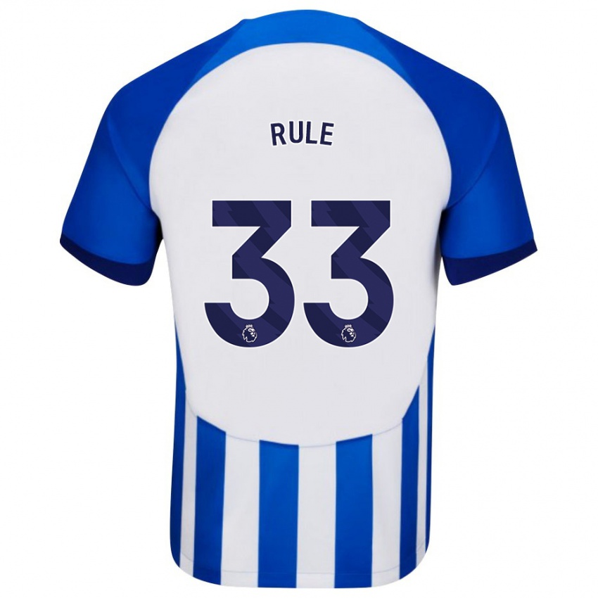 Mujer Camiseta Charlize Jayde Rule #33 Azul 1ª Equipación 2023/24 La Camisa Perú