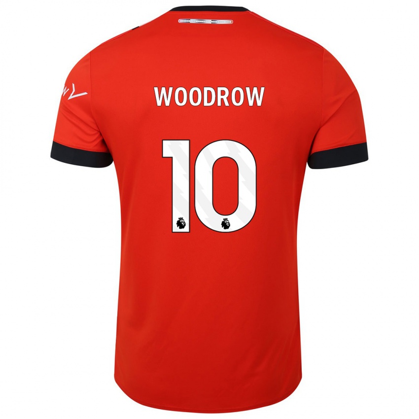 Mujer Camiseta Cauley Woodrow #10 Rojo 1ª Equipación 2023/24 La Camisa Perú