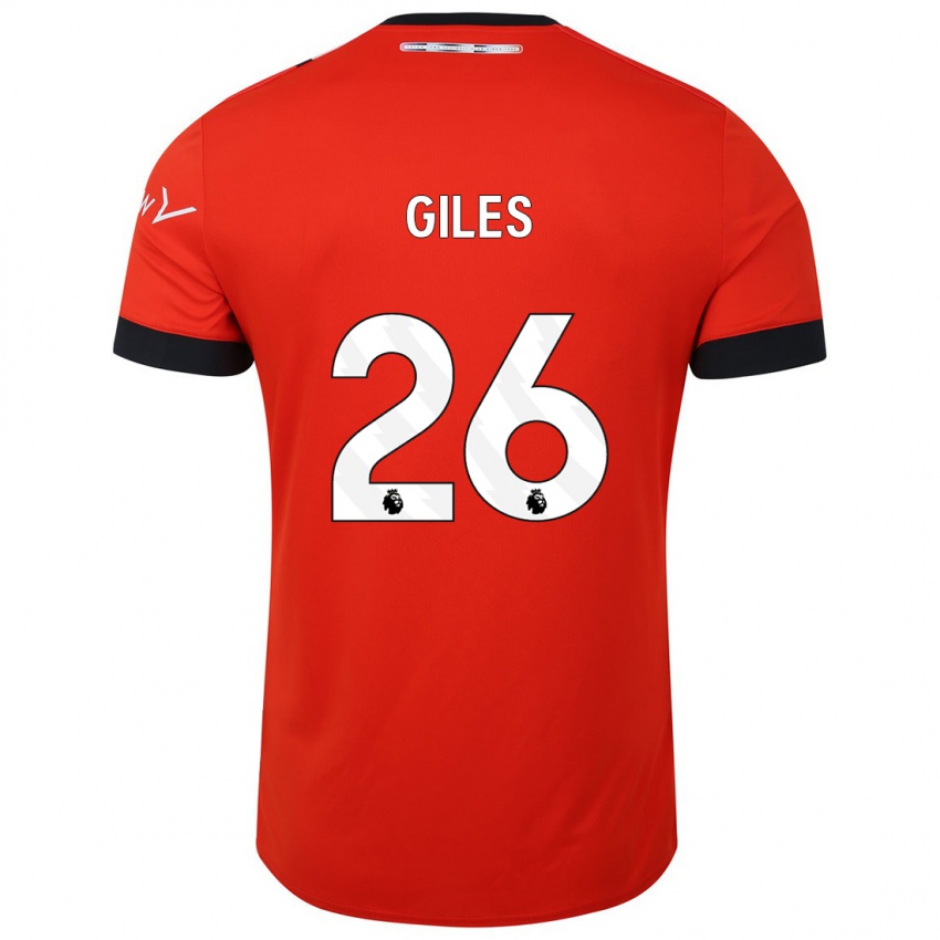 Mujer Camiseta Ryan Giles #26 Rojo 1ª Equipación 2023/24 La Camisa Perú