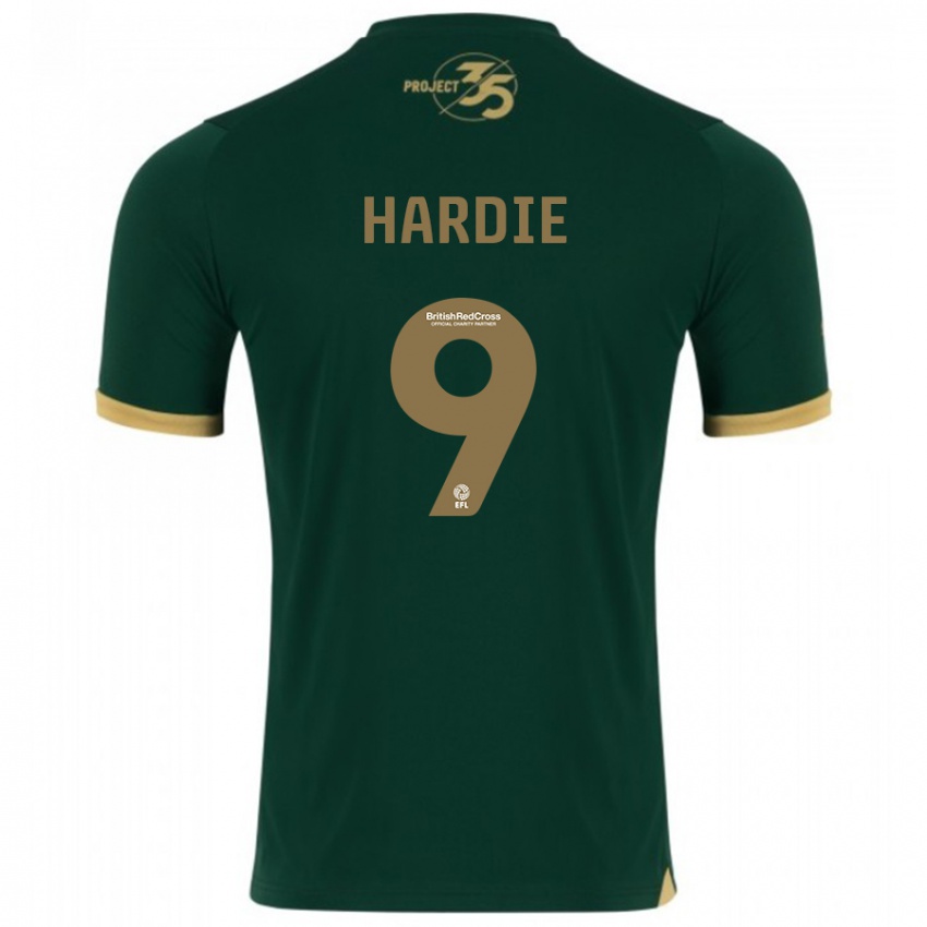 Mujer Camiseta Ryan Hardie #9 Verde 1ª Equipación 2023/24 La Camisa Perú