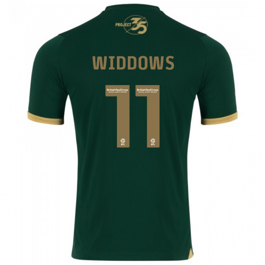 Mujer Camiseta Jade Widdows #11 Verde 1ª Equipación 2023/24 La Camisa Perú