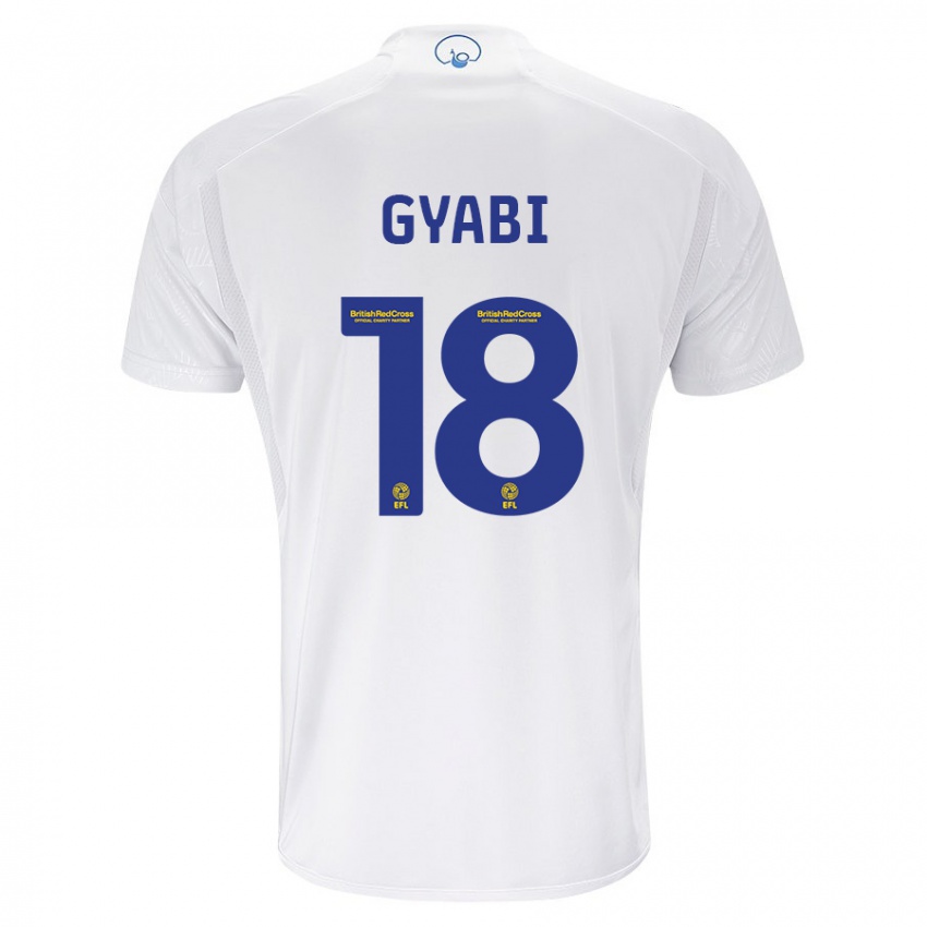 Mujer Camiseta Darko Gyabi #18 Blanco 1ª Equipación 2023/24 La Camisa Perú