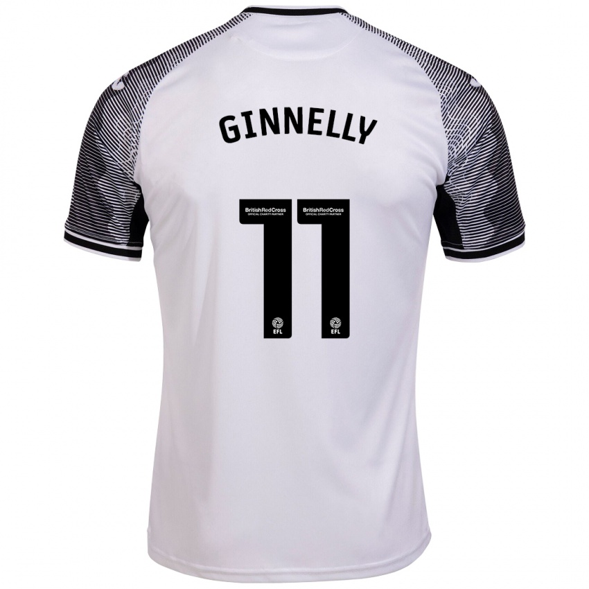 Mujer Camiseta Josh Ginnelly #11 Blanco 1ª Equipación 2023/24 La Camisa Perú