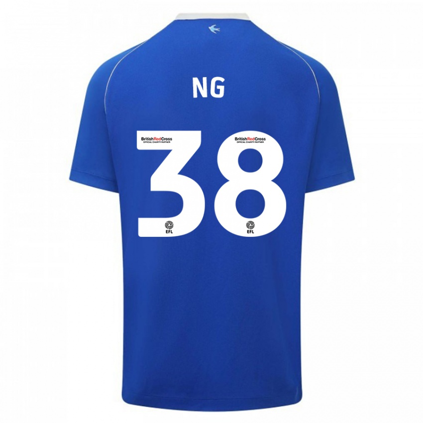 Mujer Camiseta Perry Ng #38 Azul 1ª Equipación 2023/24 La Camisa Perú