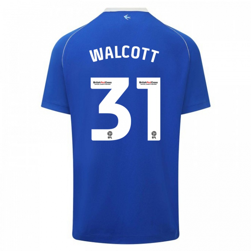 Mujer Camiseta Malachi Fagan Walcott #31 Azul 1ª Equipación 2023/24 La Camisa Perú