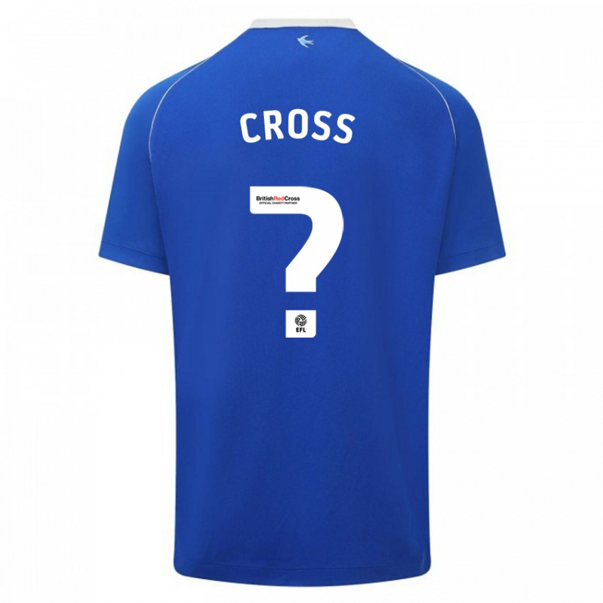 Mujer Camiseta Alex Cross #0 Azul 1ª Equipación 2023/24 La Camisa Perú