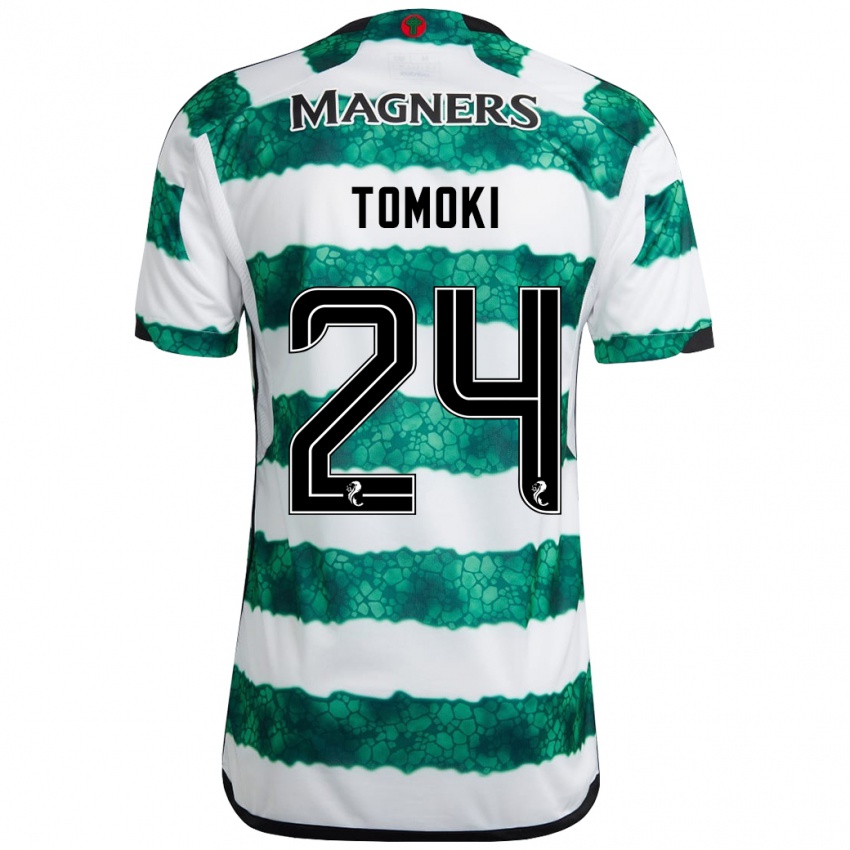 Mujer Camiseta Tomoki Iwata #24 Verde 1ª Equipación 2023/24 La Camisa Perú