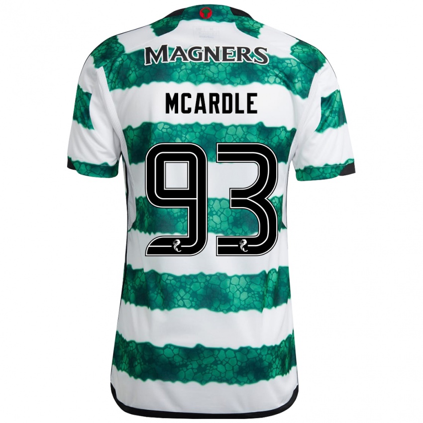Mujer Camiseta Sean Mcardle #93 Verde 1ª Equipación 2023/24 La Camisa Perú