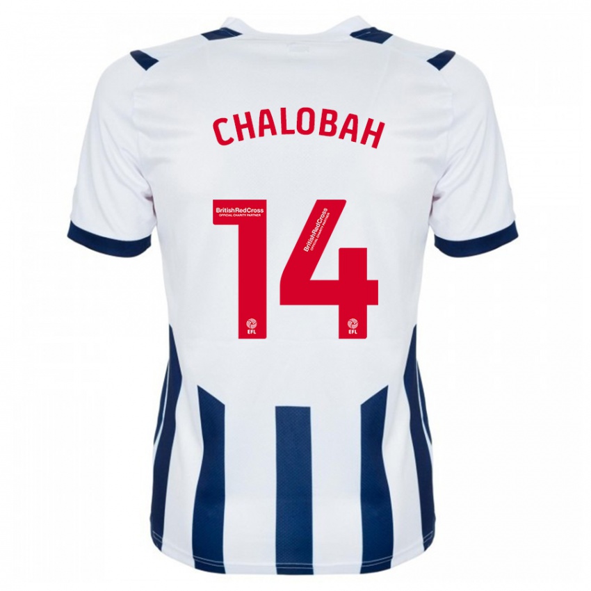Mujer Camiseta Nathaniel Chalobah #14 Blanco 1ª Equipación 2023/24 La Camisa Perú