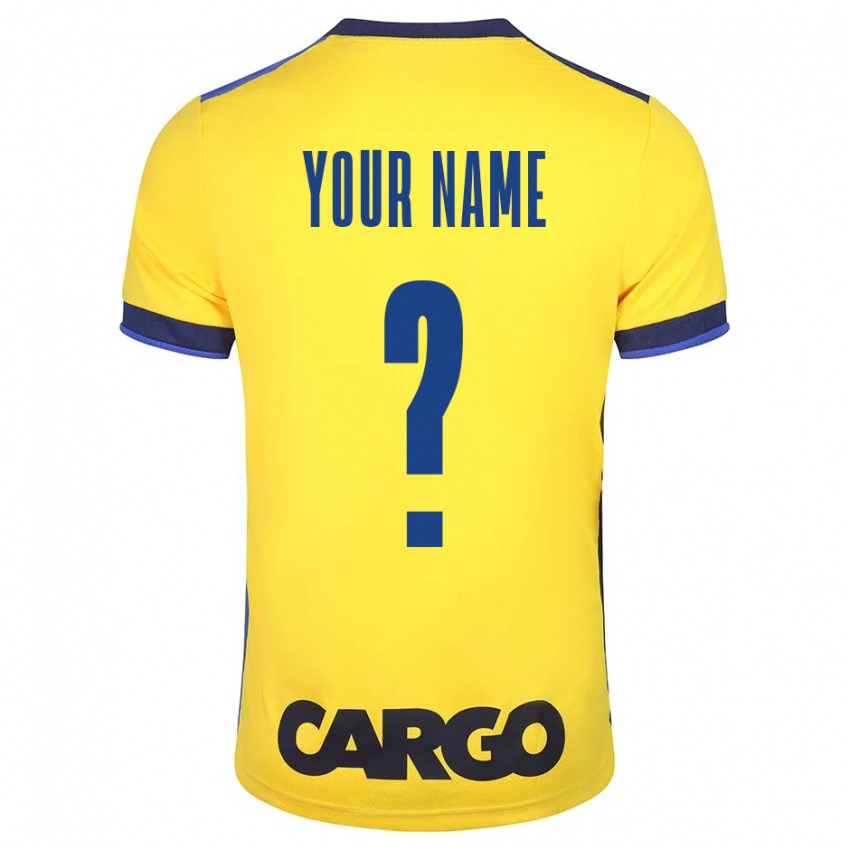 Mujer Camiseta Su Nombre #0 Amarillo 1ª Equipación 2023/24 La Camisa Perú