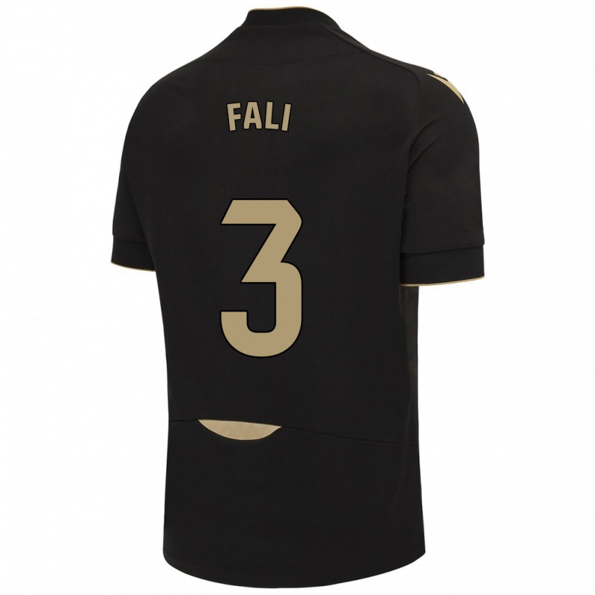 Mujer Camiseta Fali #3 Negro 2ª Equipación 2023/24 La Camisa Perú