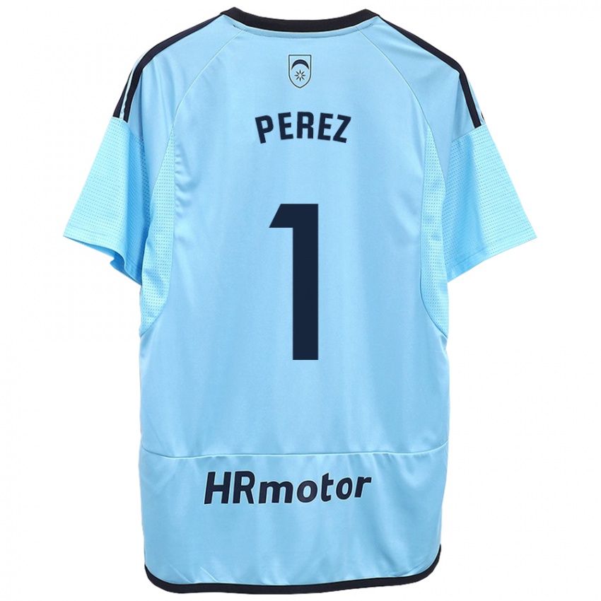 Mujer Camiseta Silvia Pérez Fernández De Romarategui #1 Azul 2ª Equipación 2023/24 La Camisa Perú