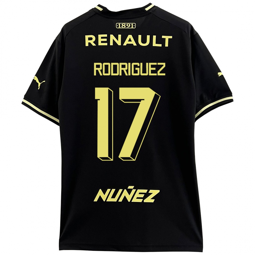 Mujer Camiseta Valentín Rodríguez #17 Negro 2ª Equipación 2023/24 La Camisa Perú