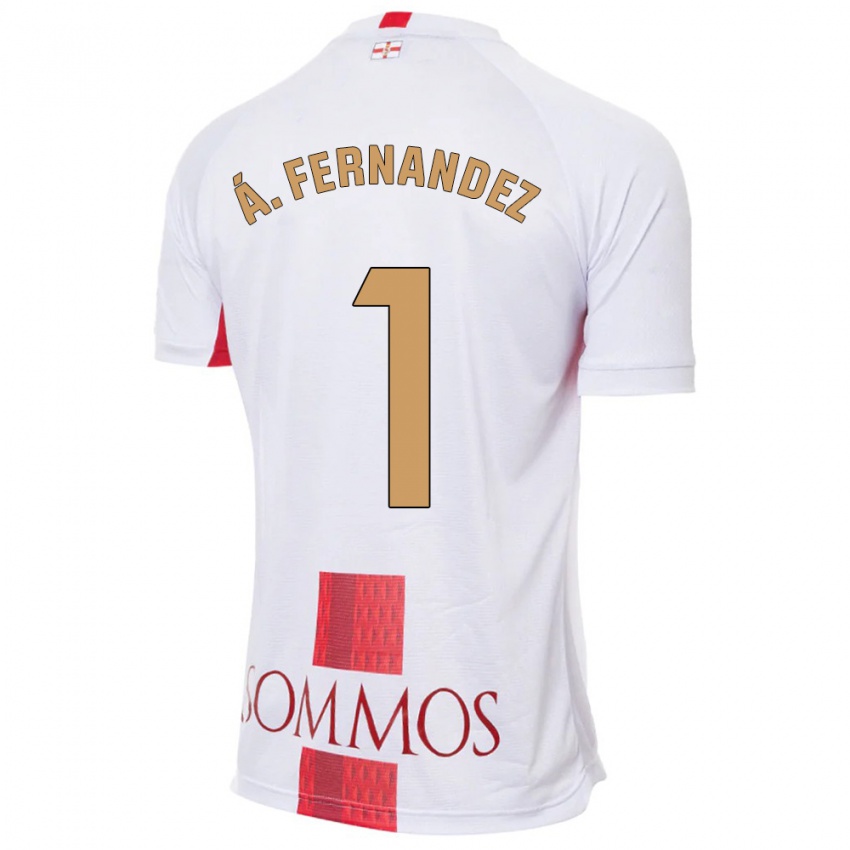 Mujer Camiseta Alvaro Fernandez #1 Blanco 2ª Equipación 2023/24 La Camisa Perú